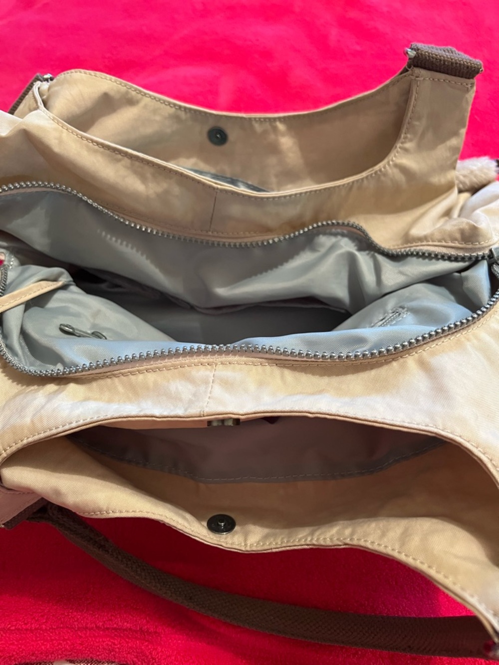 Kipling Bagsational Beige Shoulder Bag - Picture 4 of 6